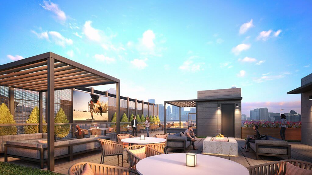 Roof Deck Rendering - Tech Office Spaces | Tech Office Spaces